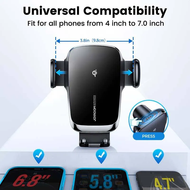 15W Qi Car Phone Holder Wireless Car Charger