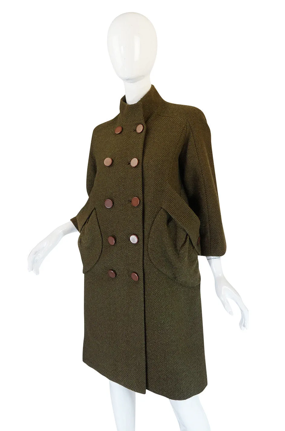 1950s Jacques Heim "Jeunes Filles" Unusual Pocket Coat