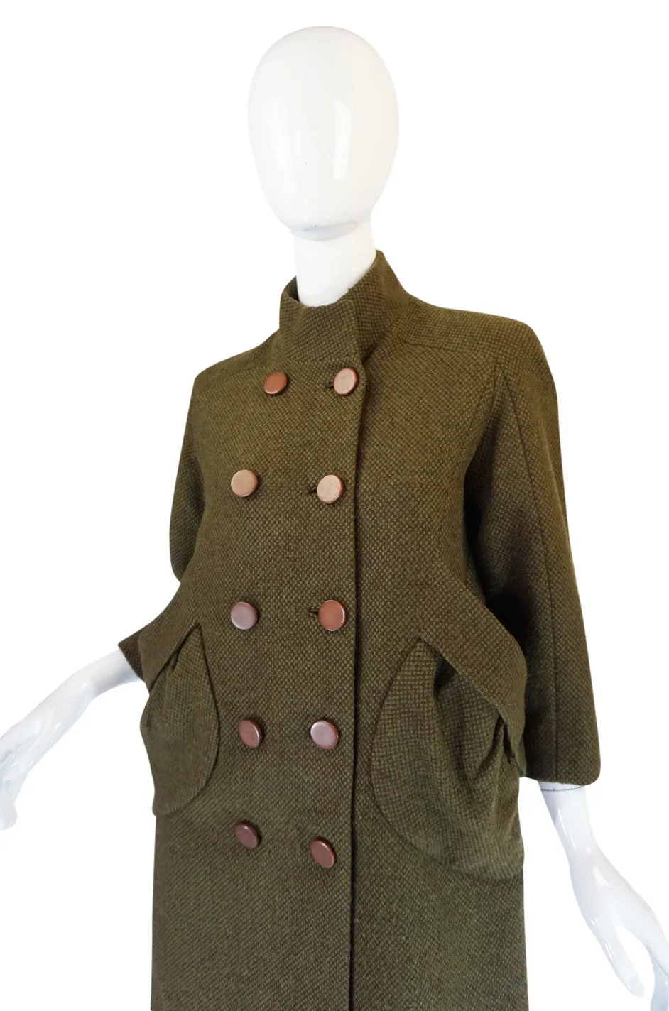 1950s Jacques Heim "Jeunes Filles" Unusual Pocket Coat