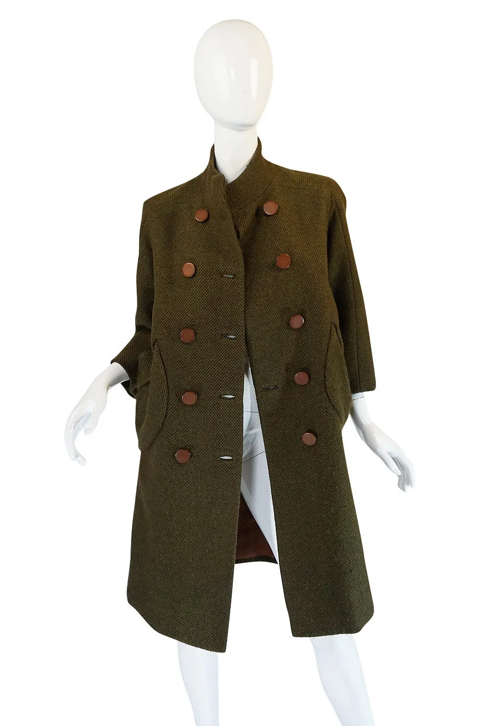 1950s Jacques Heim "Jeunes Filles" Unusual Pocket Coat