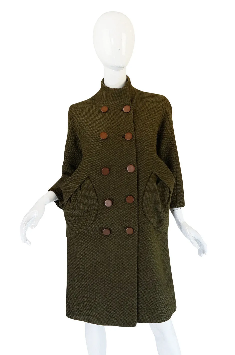 1950s Jacques Heim "Jeunes Filles" Unusual Pocket Coat