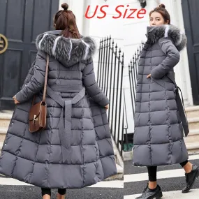 2022 new women's winter fur collar coat jacket