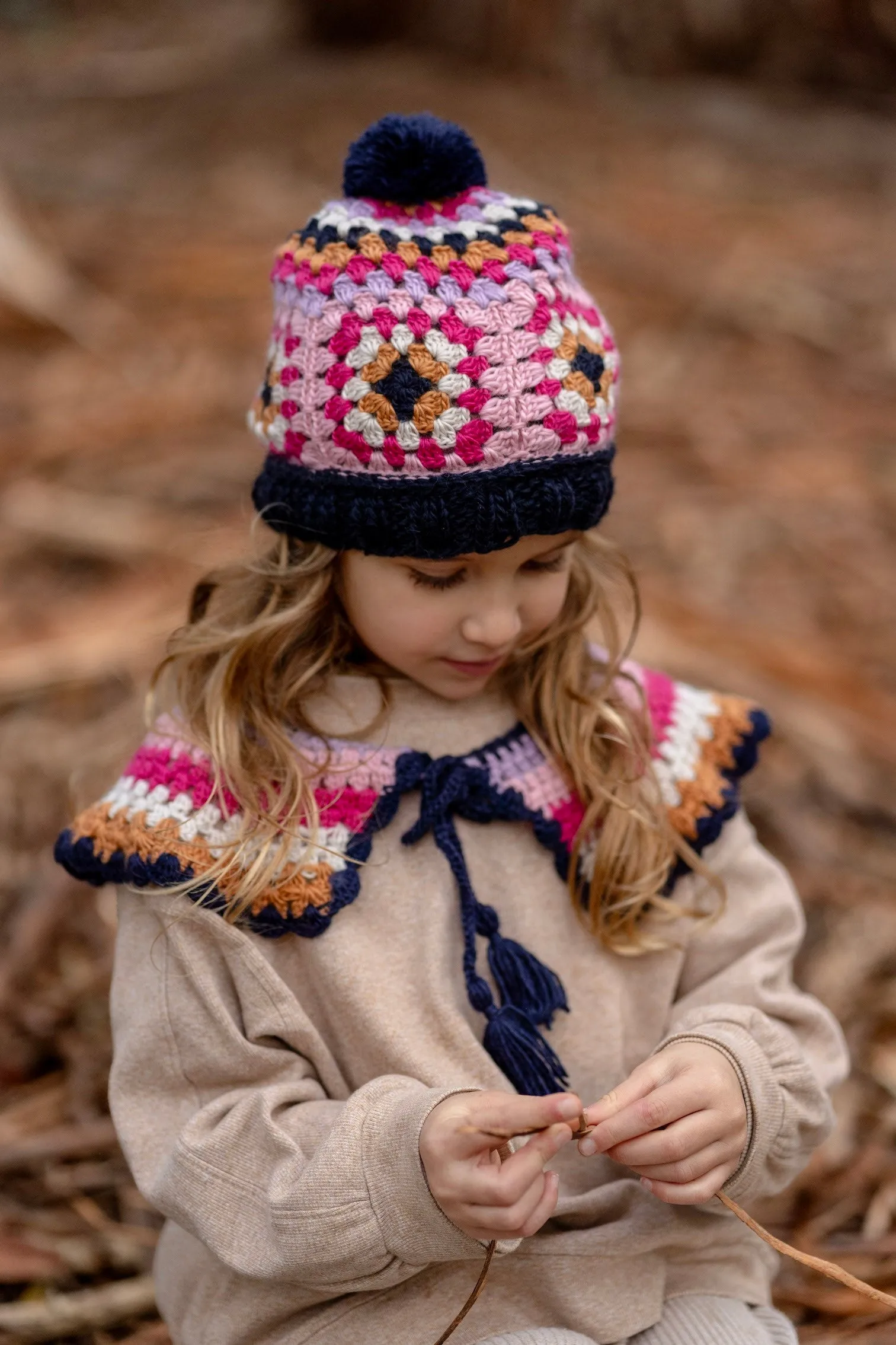 Acorn Woodstock Collar - Navy