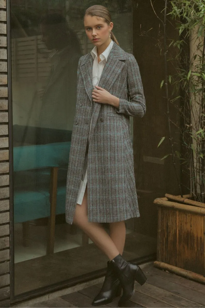 Ainsley Coat with Pleated Sides