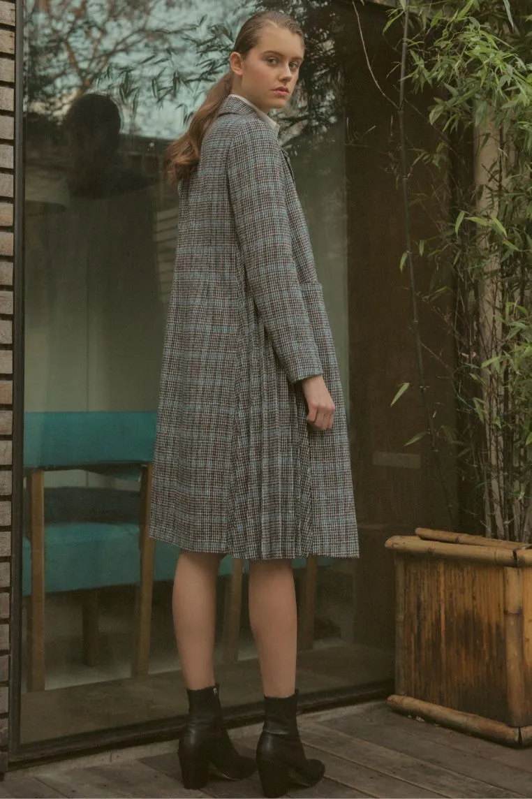 Ainsley Coat with Pleated Sides