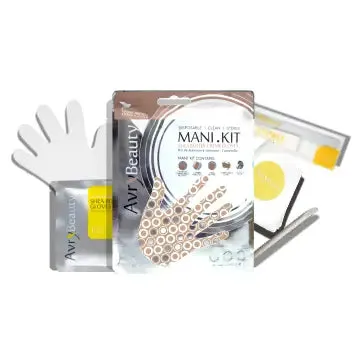 All-In-One Disposable Mani Kit with Shea Butter Gloves