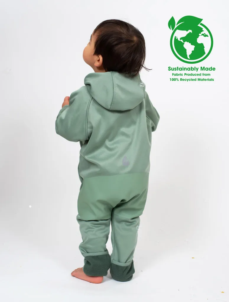 All-Weather Fleece Onesie - Basil