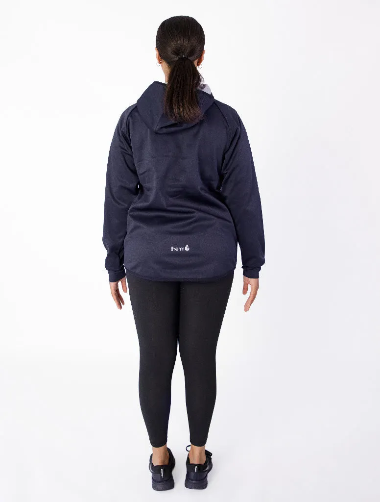 All-Weather Hoodie - Navy | Ladies