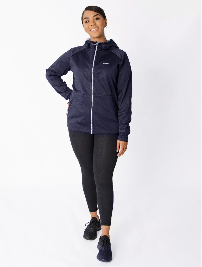 All-Weather Hoodie - Navy | Ladies