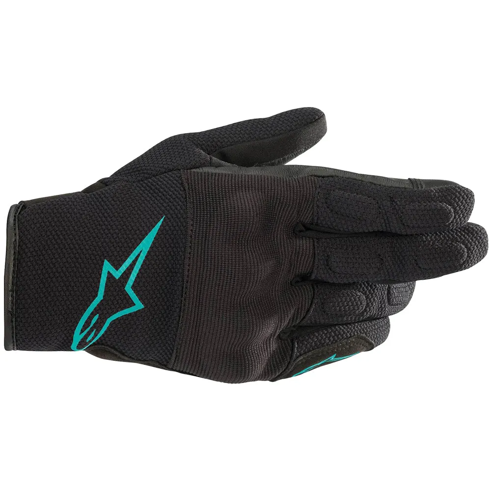 Alpinestars Stella S Max Drystar Motorcycle Gloves Black Teal