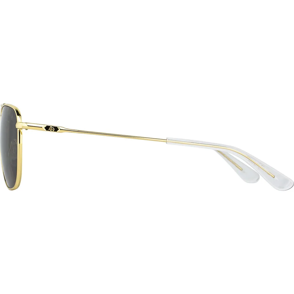 American Optical Big General Sunglasses | Gold/Glass Grey