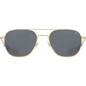 American Optical Big Original Pilot Sunglasses Standard | Gold/Polarized Glass