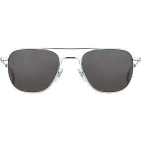 American Optical Big Original Pilot Sunglasses Standard | Silver/Nylon Grey