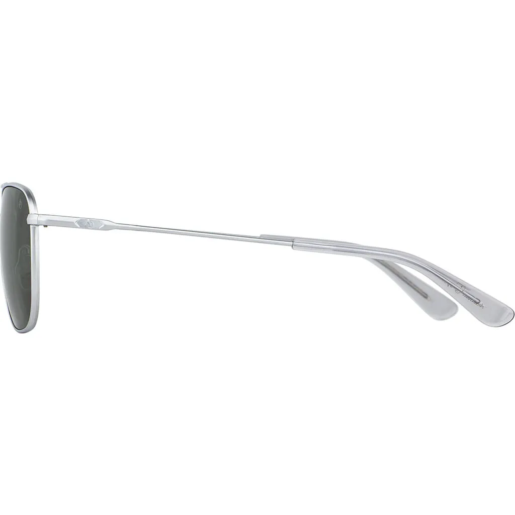 American Optical General Sunglasses | Silver/Glass Green