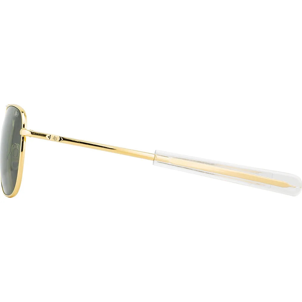 American Optical Original Pilot Sunglasses Bayonet | Gold/Polarized Glass