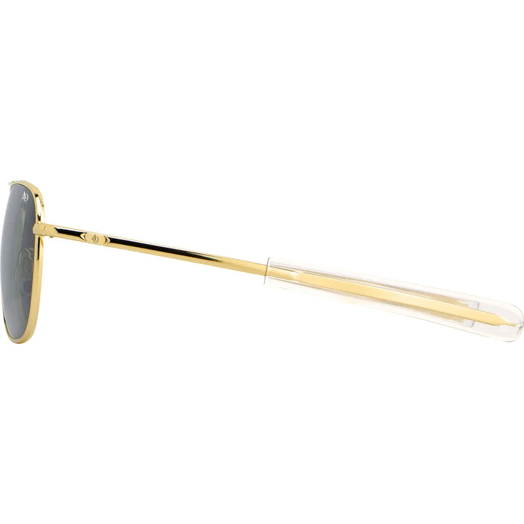 American Optical Original Pilot Sunglasses Bayonet | Gold/Polarized Glass