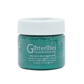 Angelus Glitter Leather Paint - Emerald 145