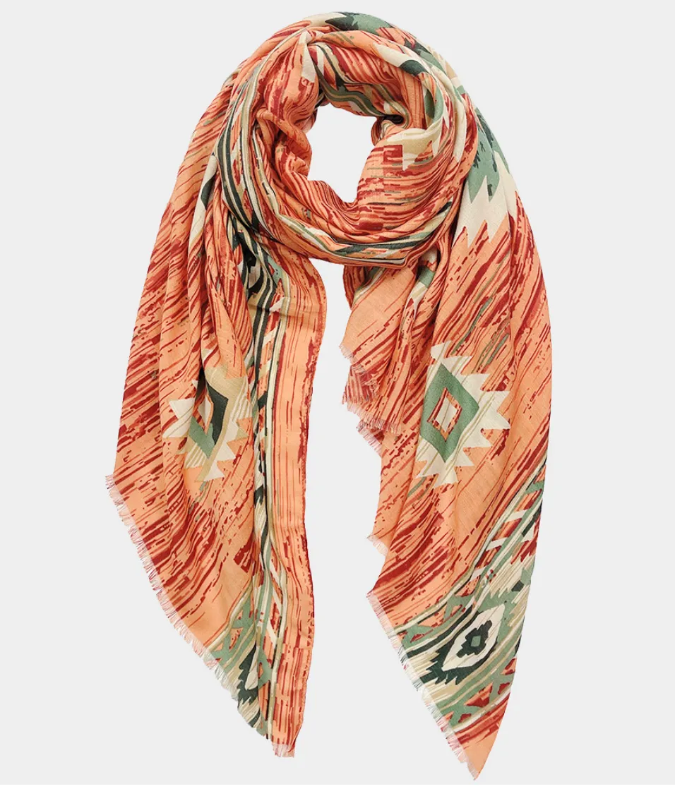 Aztec Print Scarf (3 Colors)