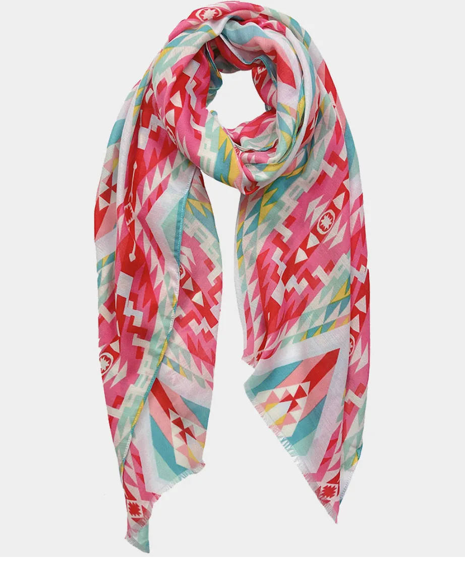 Aztec Print Scarf (3 Colors)