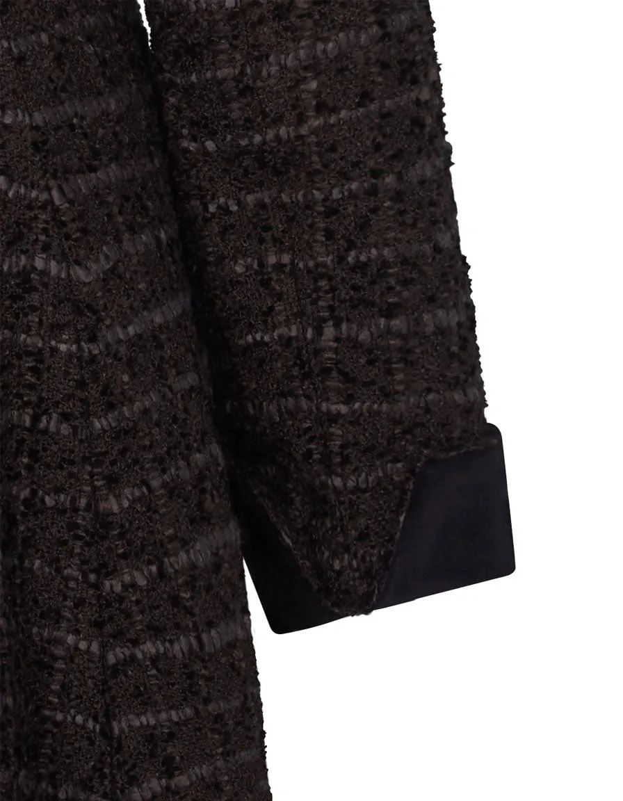 Bea Boucle Coat - Black