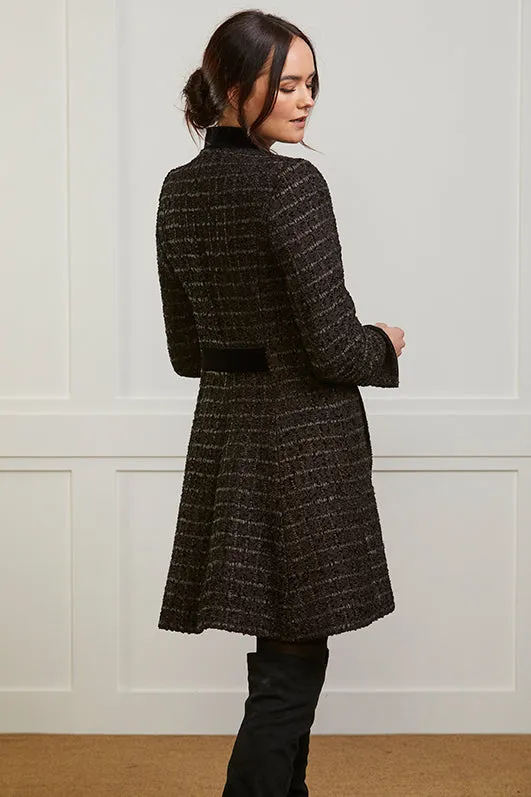 Bea Boucle Coat - Black