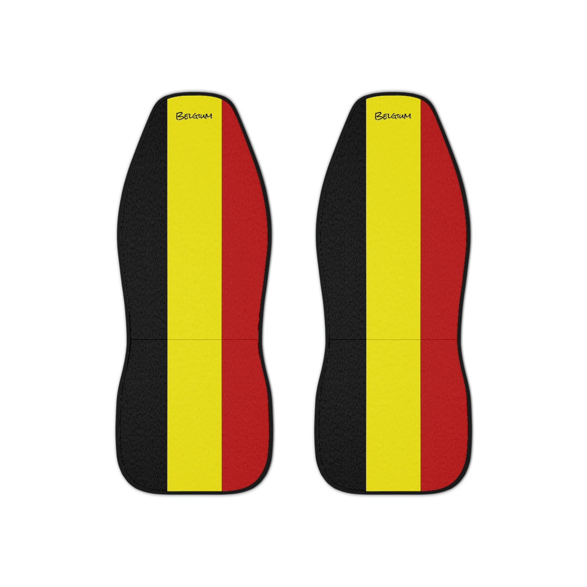 Belgium Flag Car Seat Covers Universal / Gift for Car Lovers