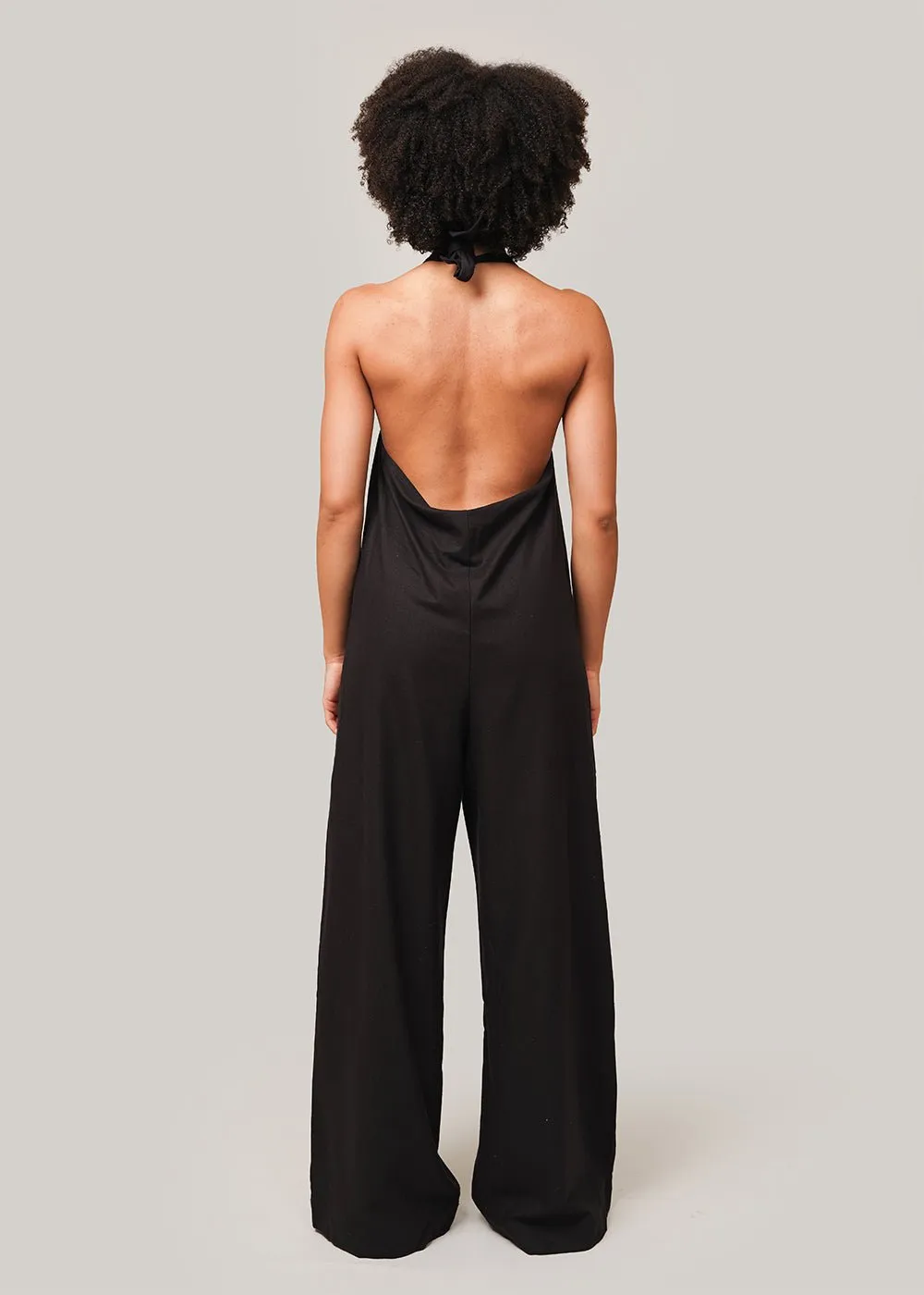 Black Trope Jumpsuit