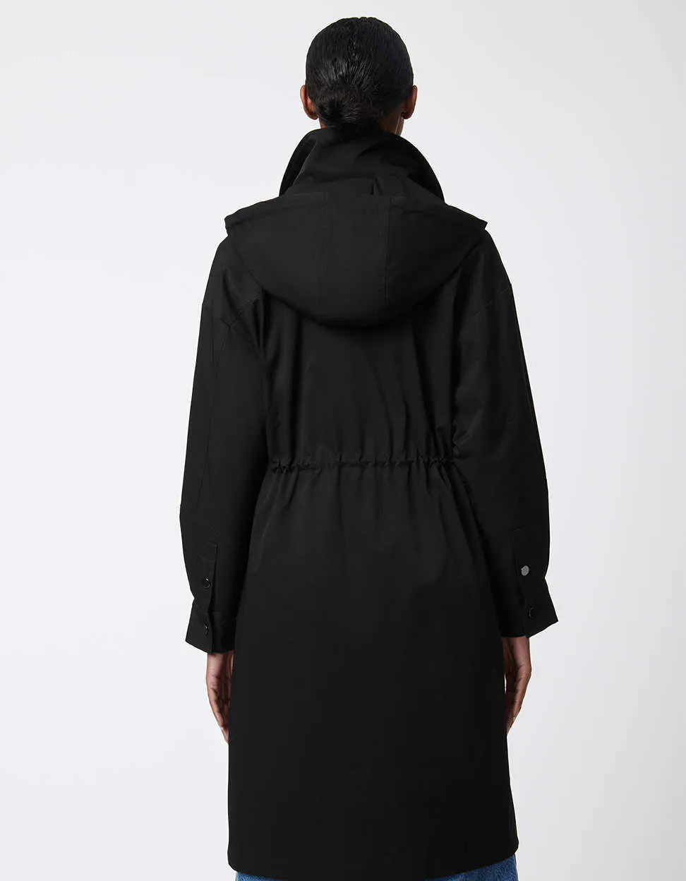 Bowery Drawstring Waist Trench