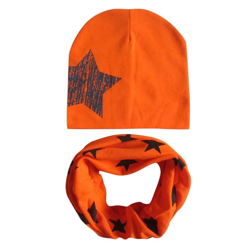 Boys And Girls Star Street Dance Hip Hop Beanie Hat   Scarf - ONLY 4 LEFT !!!