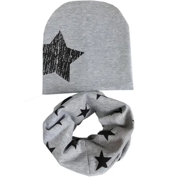 Boys And Girls Star Street Dance Hip Hop Beanie Hat   Scarf - ONLY 4 LEFT !!!