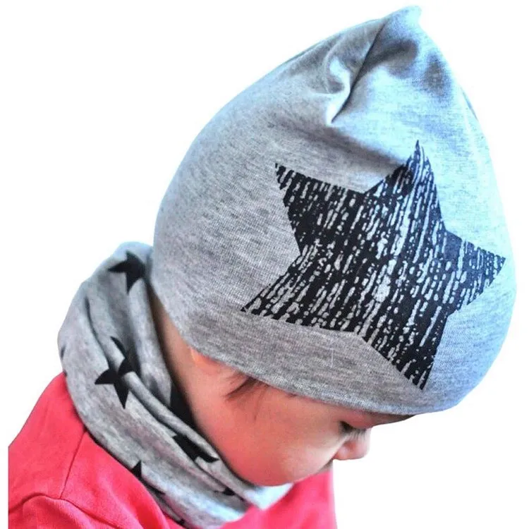 Boys And Girls Star Street Dance Hip Hop Beanie Hat   Scarf - ONLY 4 LEFT !!!