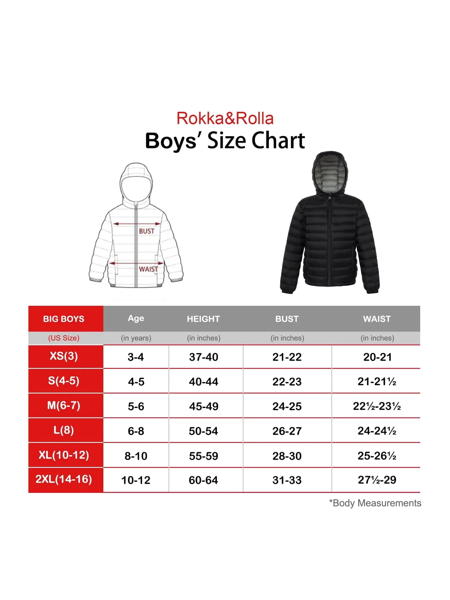 Boys' New Ultra Light Packable Down Puffer Jacket