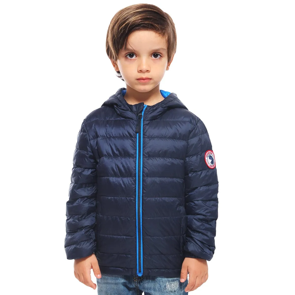 Boys' New Ultra Light Packable Down Puffer Jacket