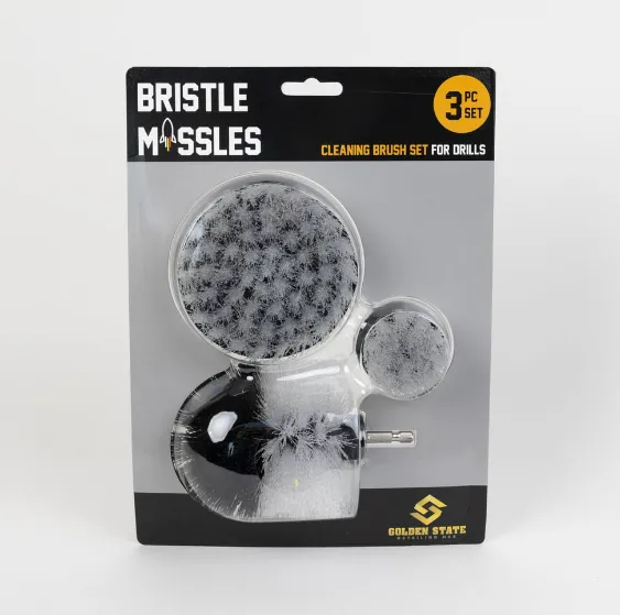 Bristle Missiles Power-Set Drill Brushes