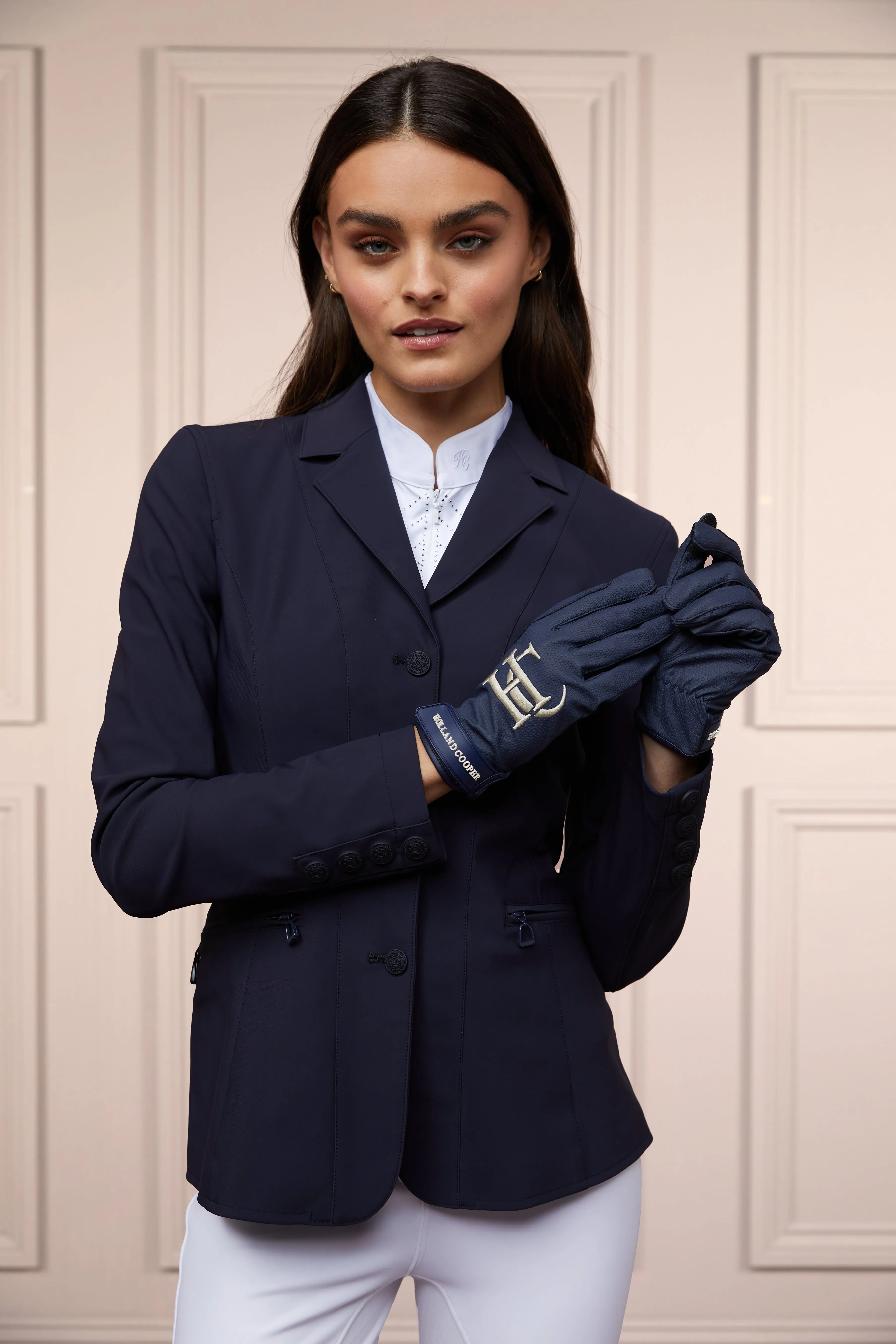 Burghley Riding Gloves (Ink Navy)