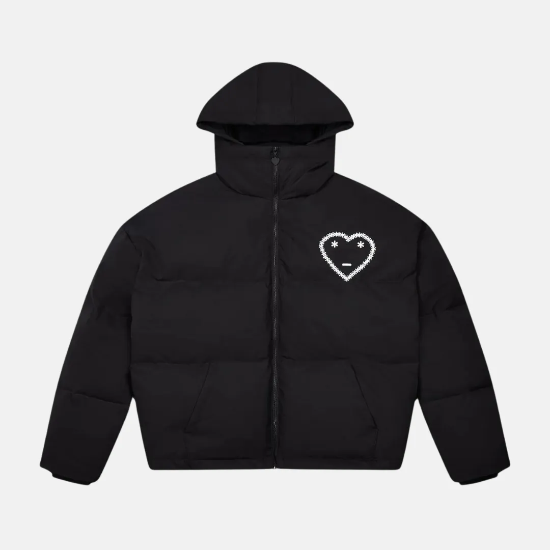 Carsicko Logo Puffer Jacket - Black