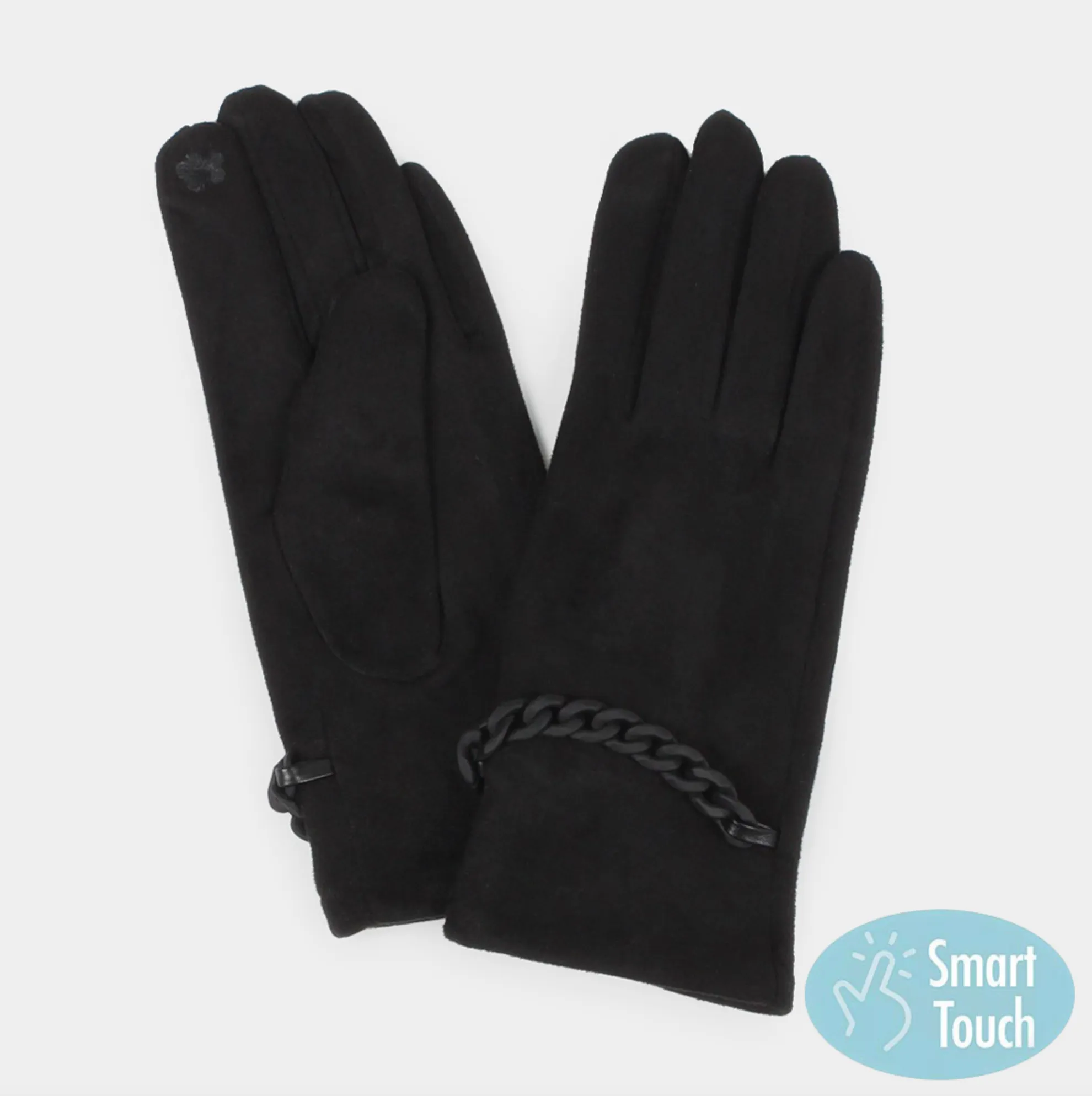 Chain Pointed Touch Smart Gloves (2 colors)