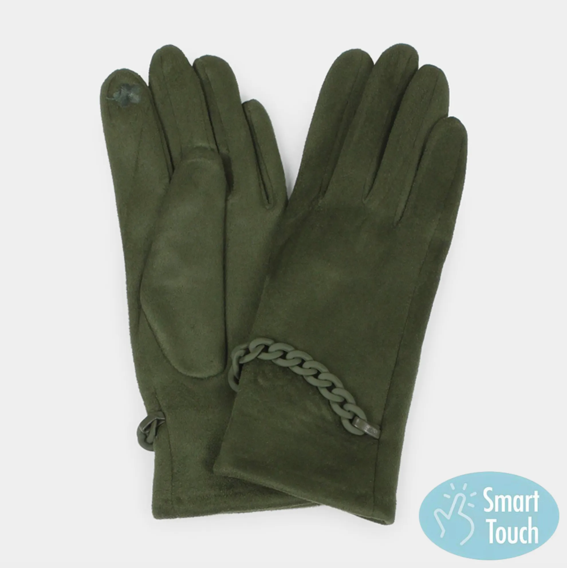 Chain Pointed Touch Smart Gloves (2 colors)