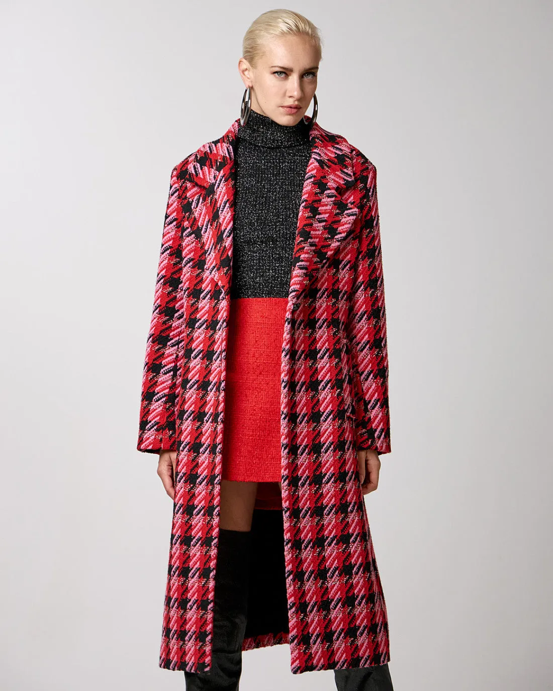 Checked coat (Size 14)