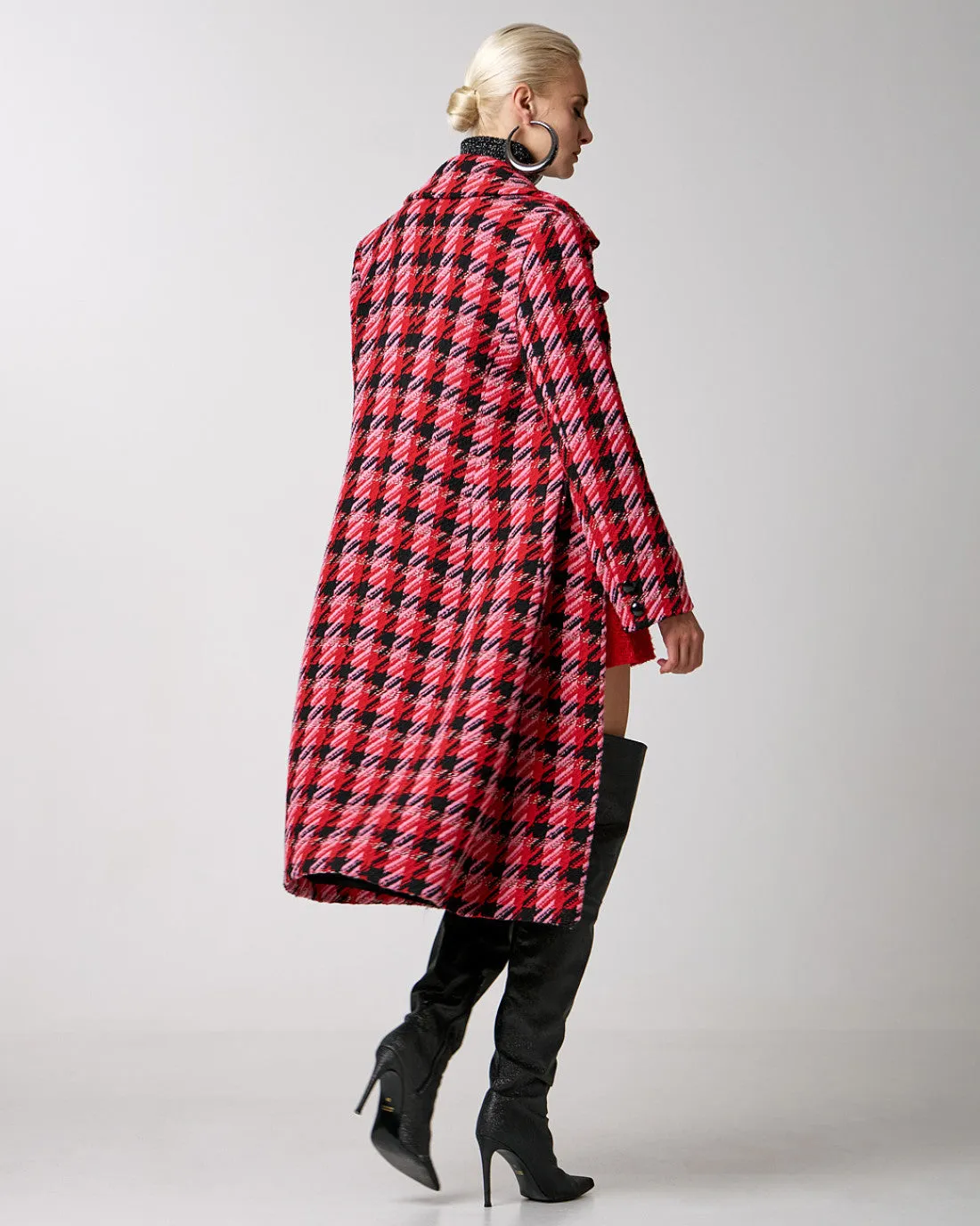 Checked coat (Size 14)