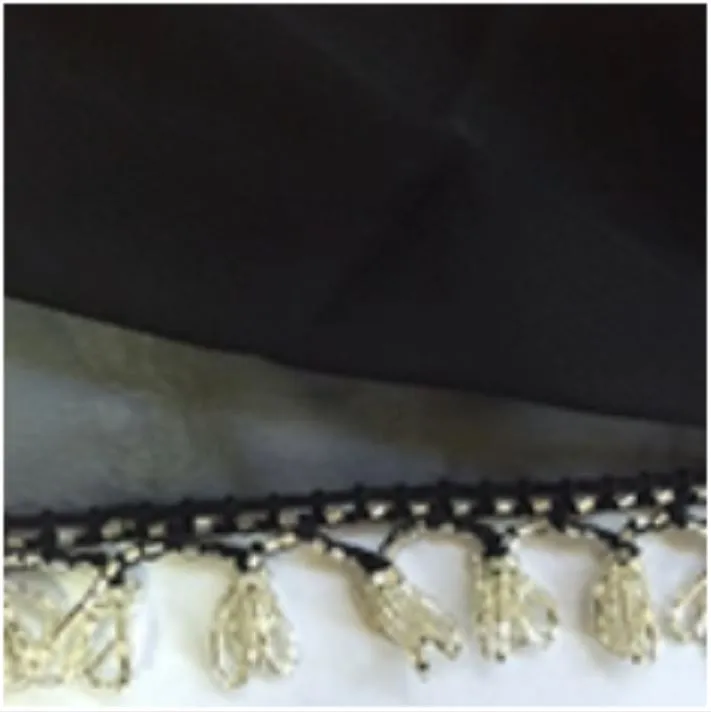 Classic Chiffon Beaded Hip Sash (multiple colors & prints available)