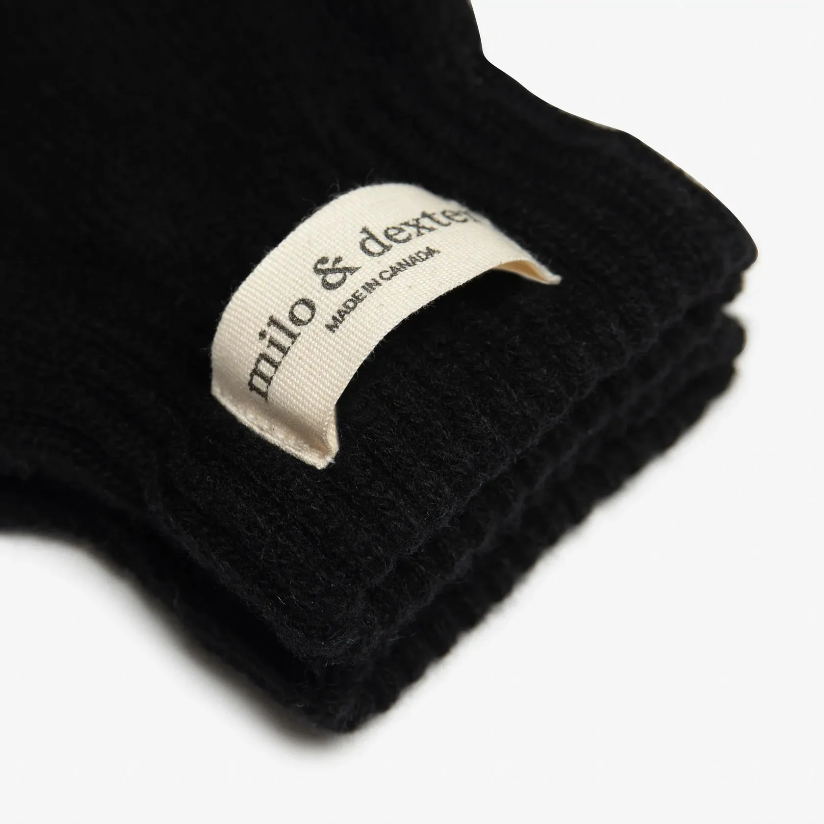 Classic Merino Gloves in Black