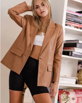 Cognac Blazer