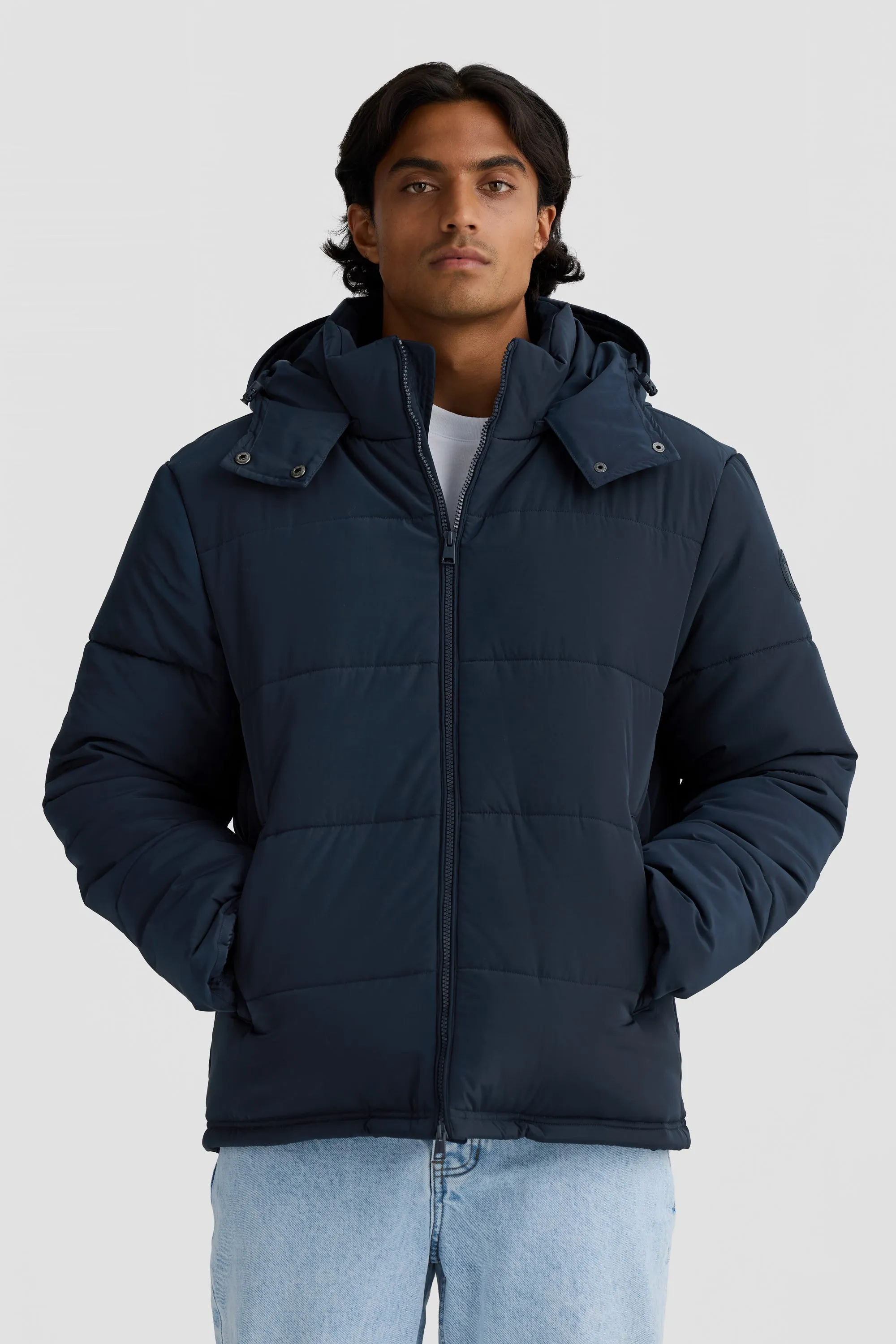 Colorado French Navy Puffer Jacket