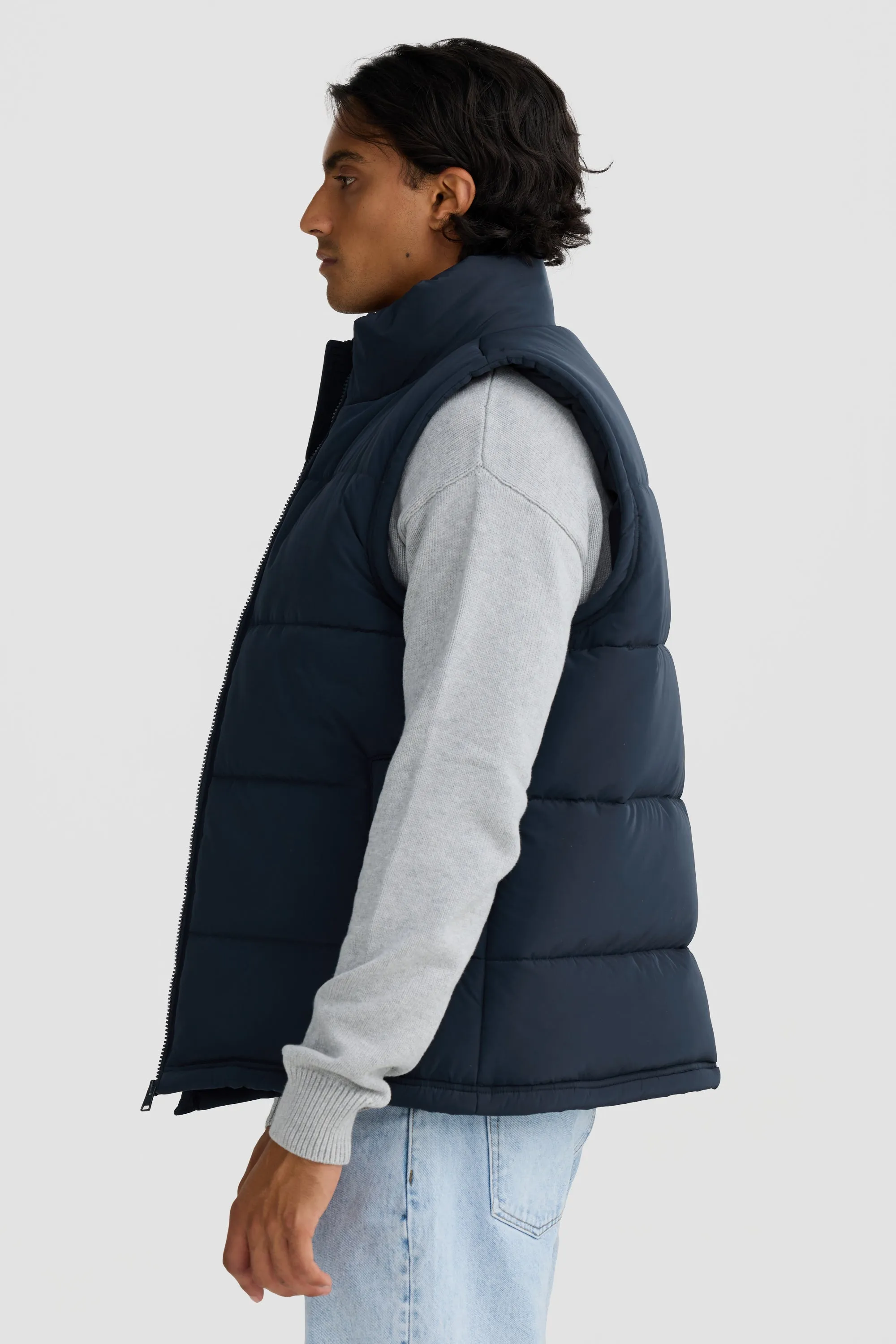 Colorado French Navy Puffer Vest