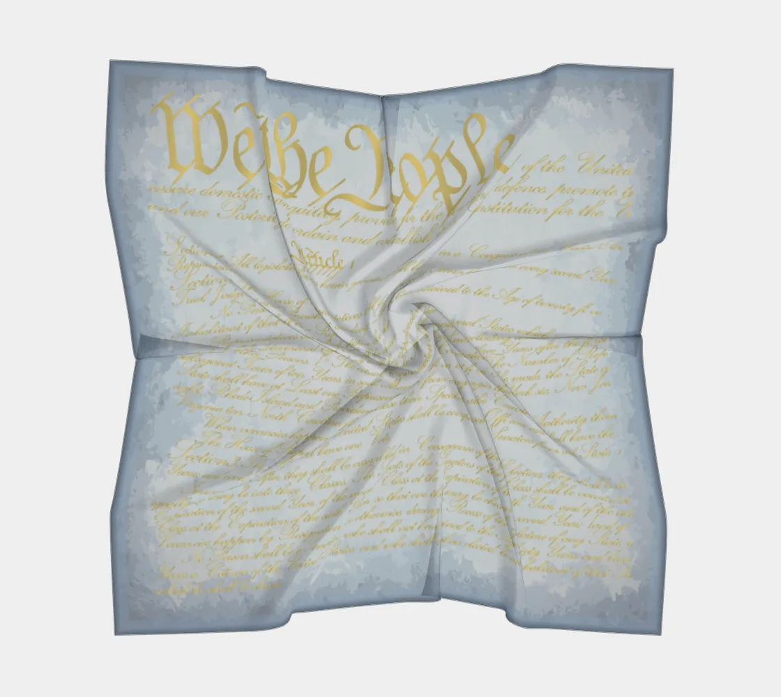 Constitution Silk Scarf Square