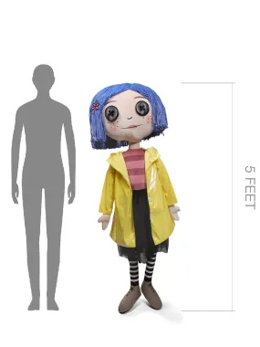 Coraline Button Eyes - Lifesize 5' Plush Toy with Stand - Coraline - Kidrobot