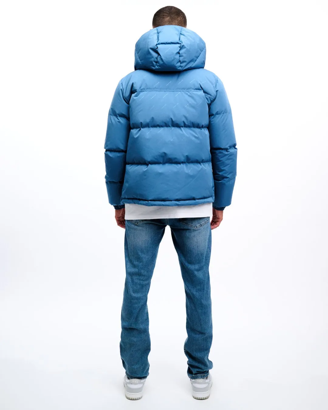 CROYEZ ALLOVER PUFFER JACKET - VINTAGE BLUE