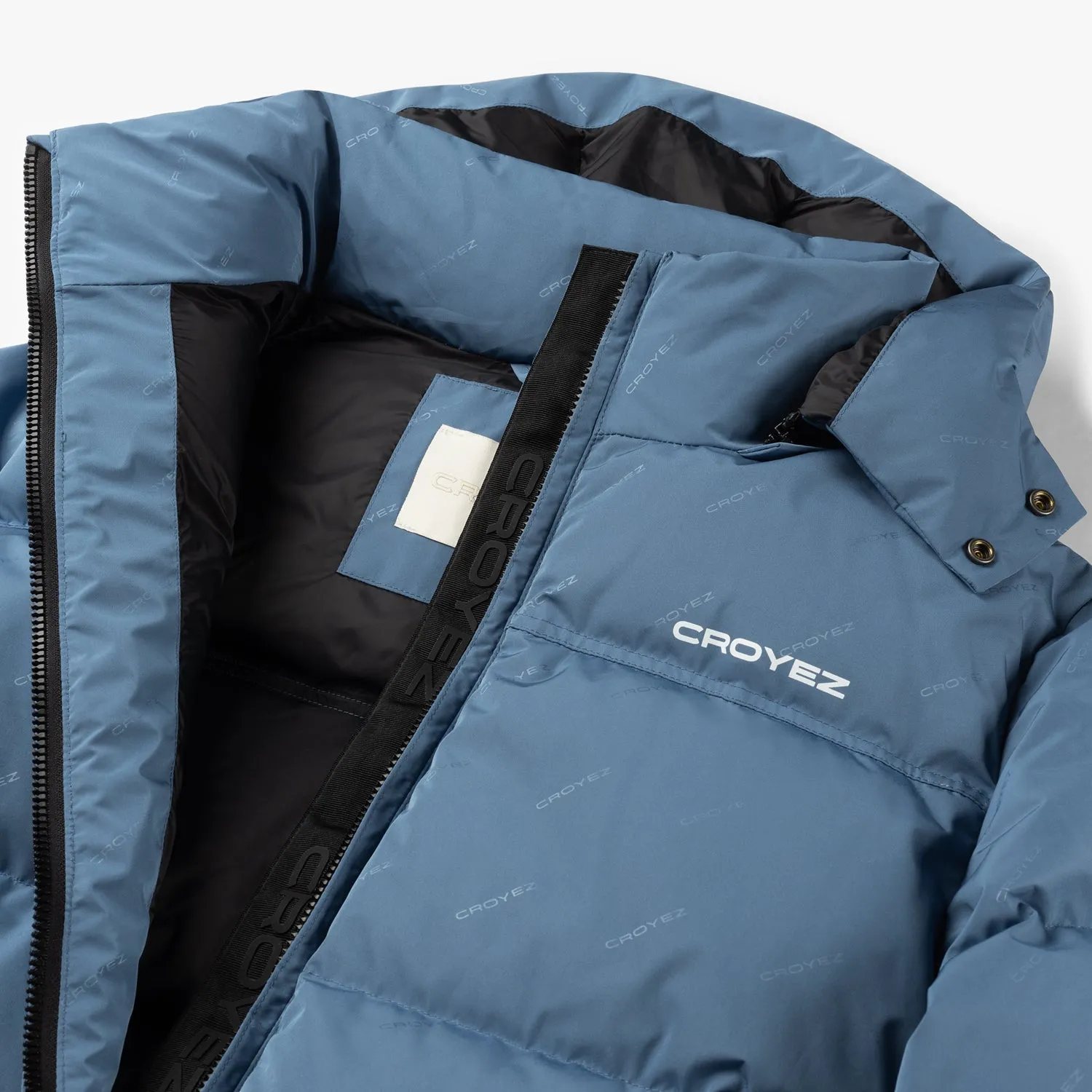 CROYEZ ALLOVER PUFFER JACKET - VINTAGE BLUE