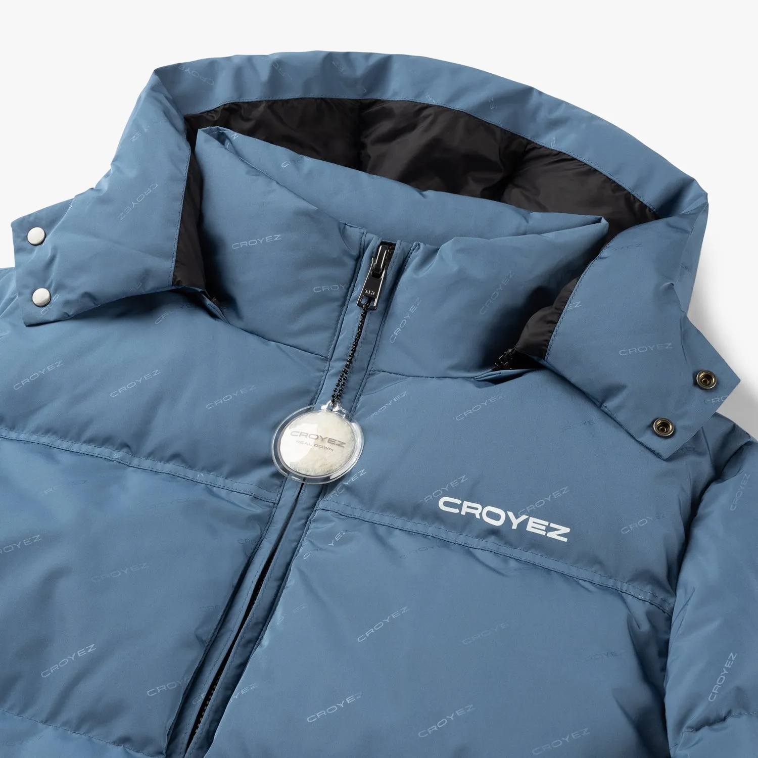 CROYEZ ALLOVER PUFFER JACKET - VINTAGE BLUE